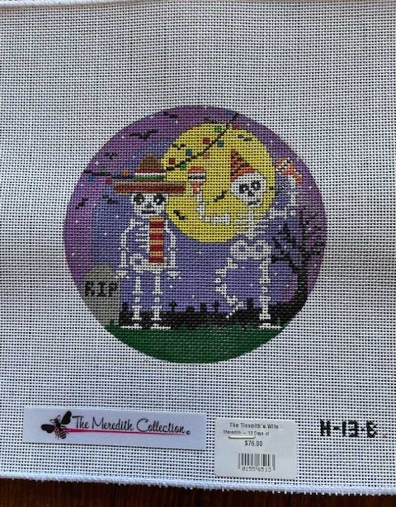 Meredith - 13 Days of Halloween H-13-B Two Dancing Skeletons (18M)