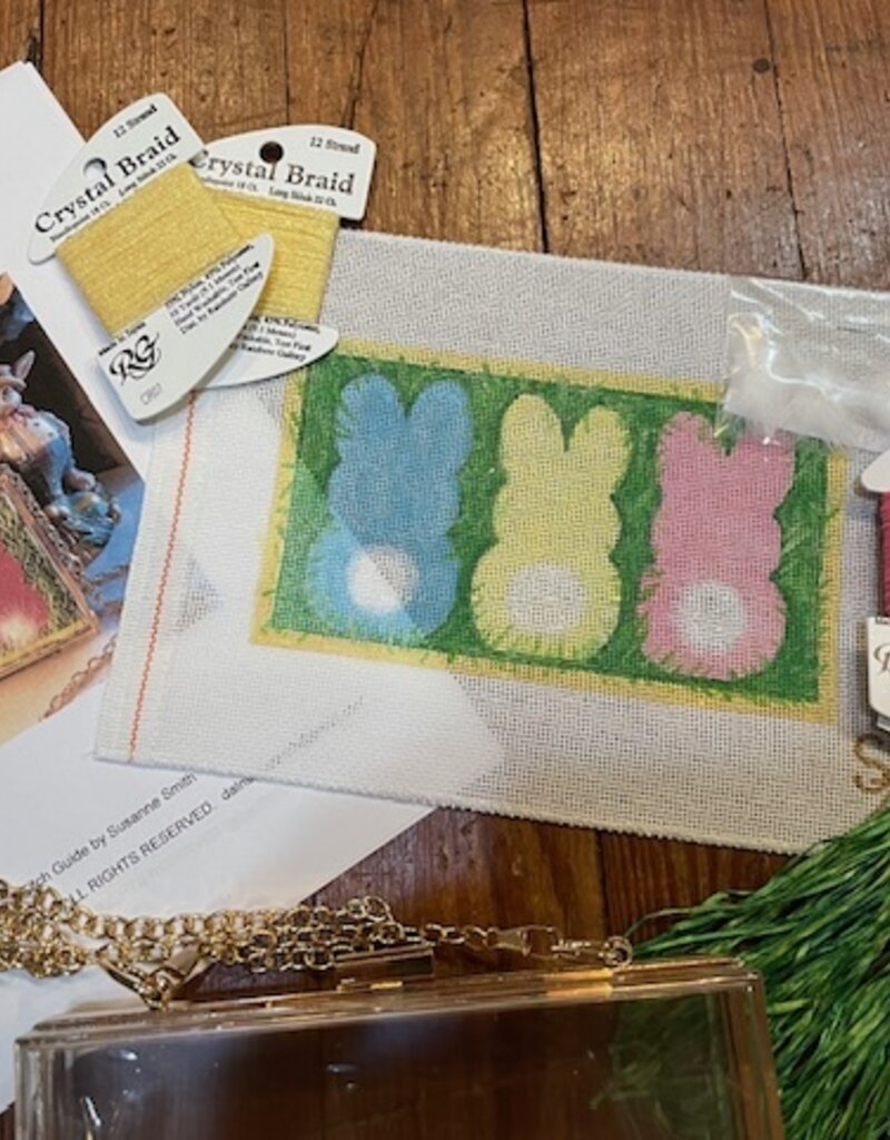 SuZanne - Peeps in a Purse with Stitch Guide  & Embellishments  (18M)   4"x7"