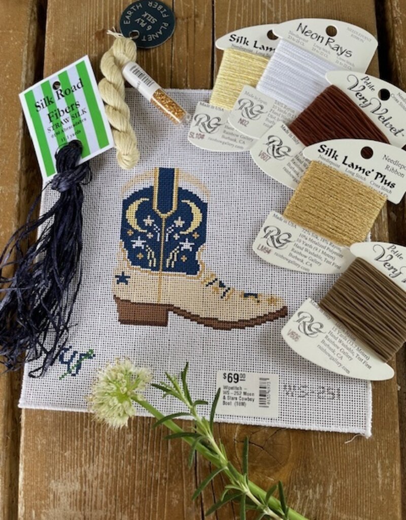Wipstitch - WS-251 Moon & Stars Cowboy Boot  (18M)