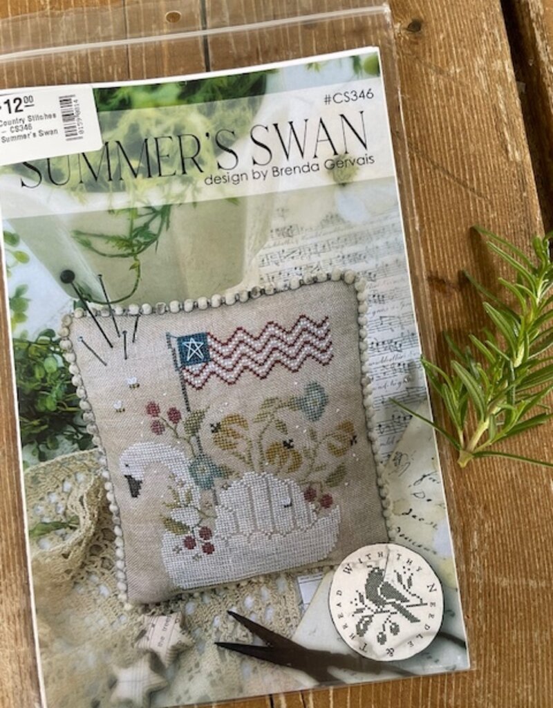 Country Stitches - CS346 Summer's Swan