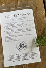 Country Stitches - CS346 Summer's Swan