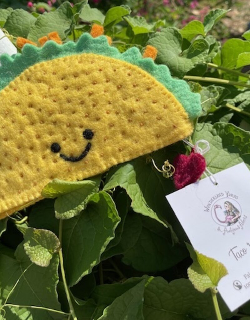 Taco 'bout It Felt Notions Bag