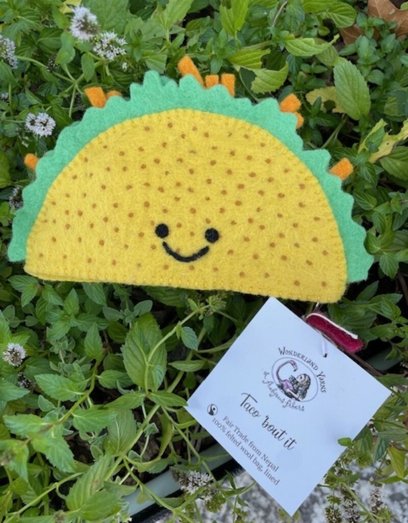 Taco 'bout It Felt Notions Bag