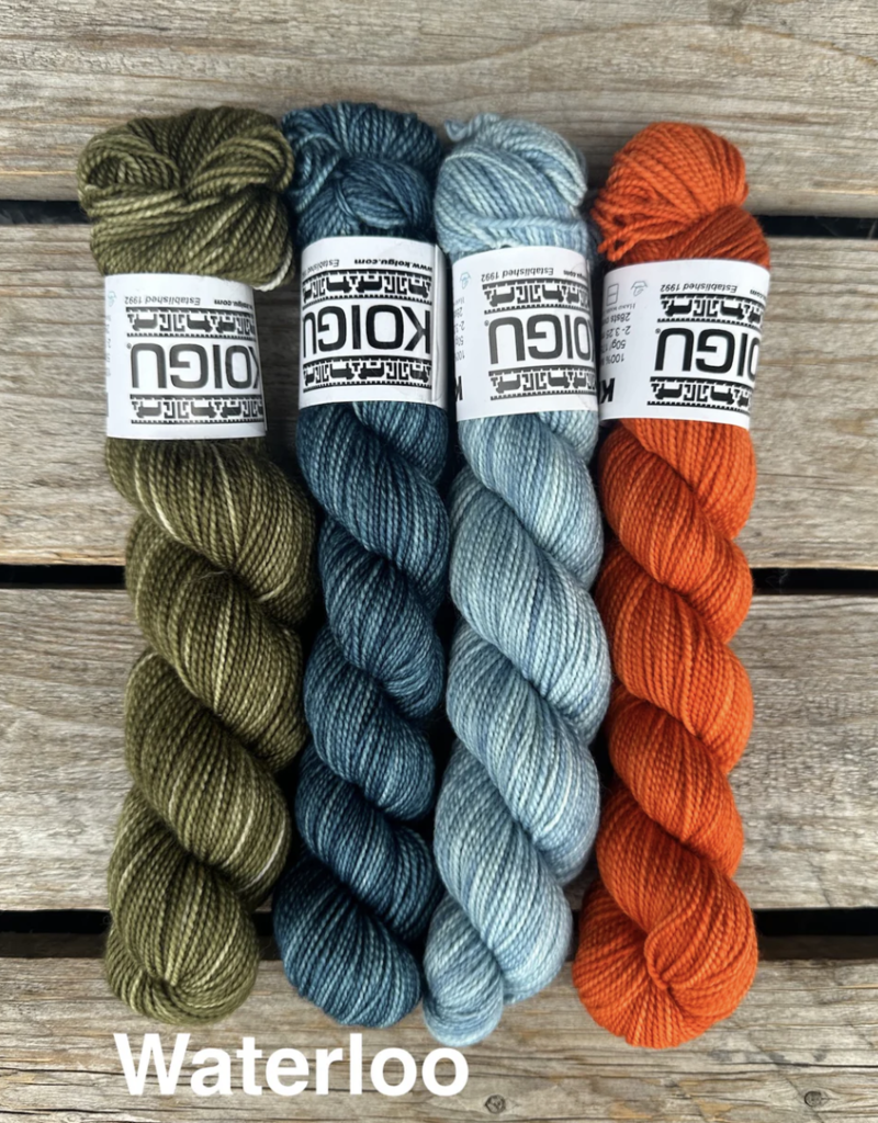 Koigu - Clint Shawl Yarn Pack, Original, Waterloo