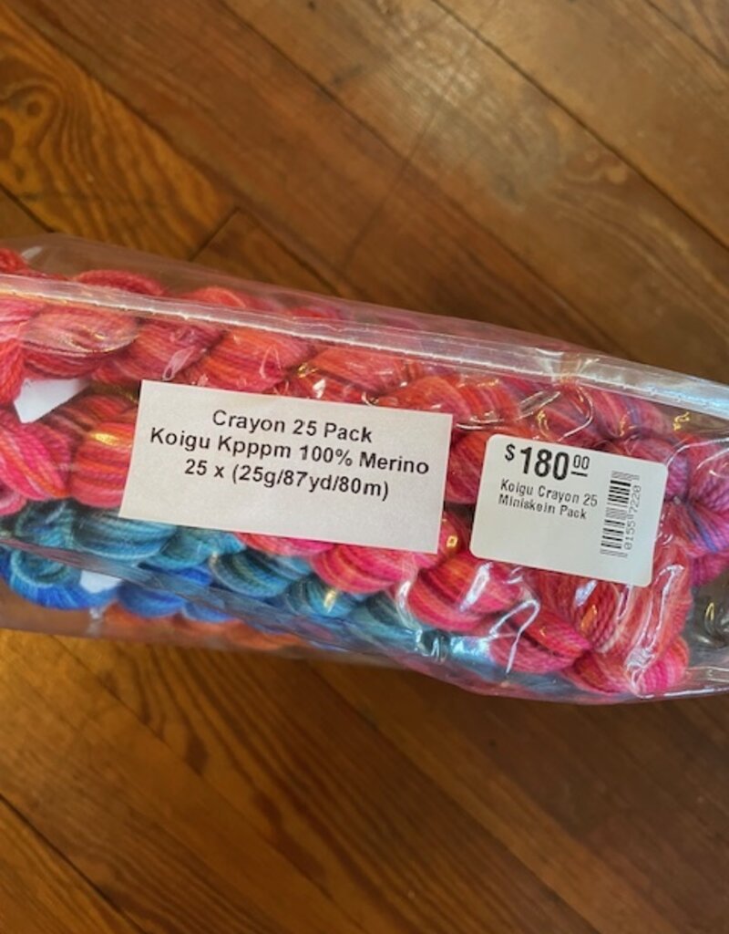 Koigu Crayon 25 Miniskein Pack