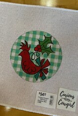 Curious Cowgirl - GGB Green Gingham Bird (18M)