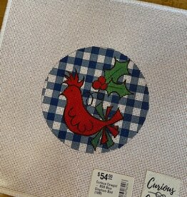 Curious Cowgirl - BGB Blue Gingham Bird (18M)
