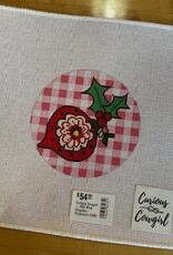 Curious Cowgirl - PGO Pink Gingham Ornament (18M)