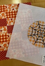 Curious Cowgirl - Halloween Round with Fabric - Spider Web (18M)