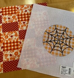 Curious Cowgirl - Halloween Round with Fabric - Spider Web (18M)