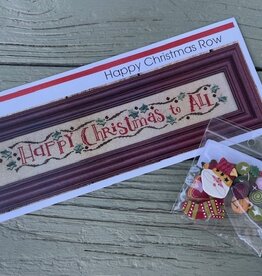 JABCO - 7597.G Happy Christmas to All Row Button Pack