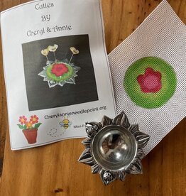 Cheryl & Annie - Cutie Pincushion:  Flower