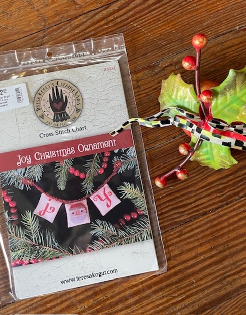 Teresa Kogut - XS314 Joy Christmas Ornament