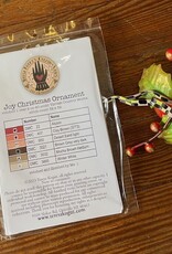 Teresa Kogut - XS314 Joy Christmas Ornament