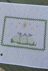 Mary Cam Designs - MCD24 Nativity Sheep with Green Border (13M)