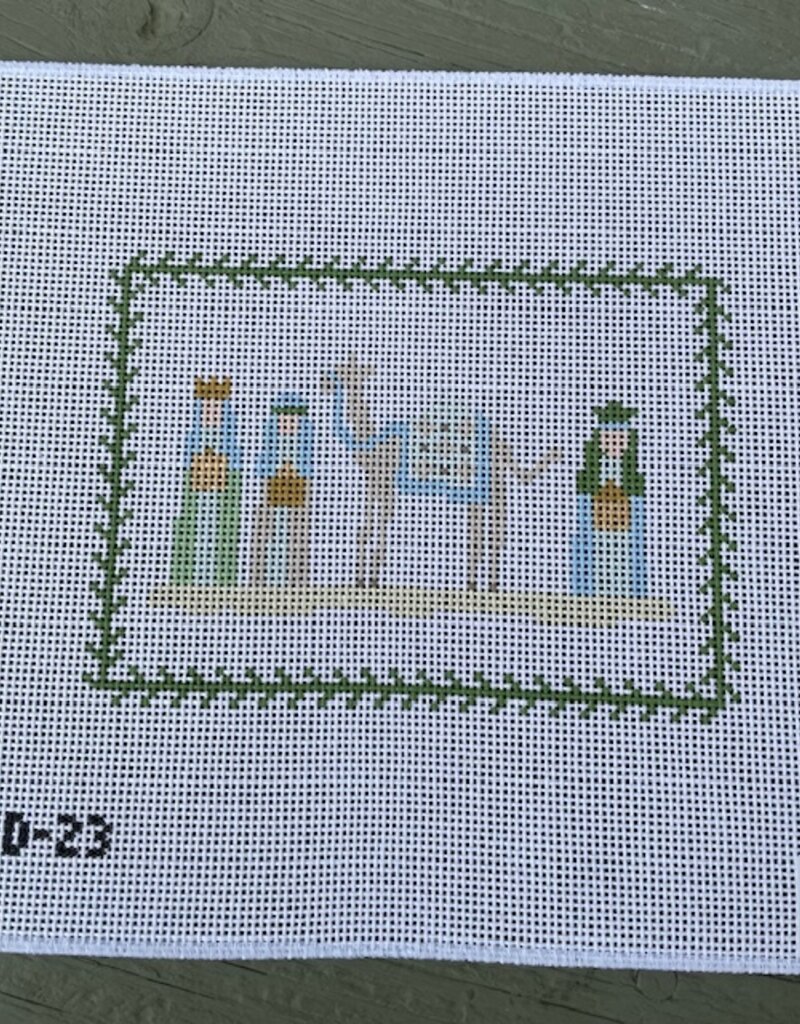 Mary Cam Designs - MCD23 Wise Men with Camel and Green Border (13M)