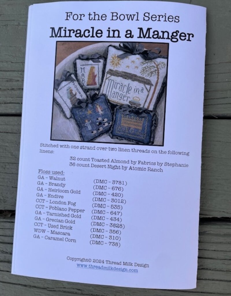 Thread Milk - Miracle in a Manger (For the Bowl Series #8)