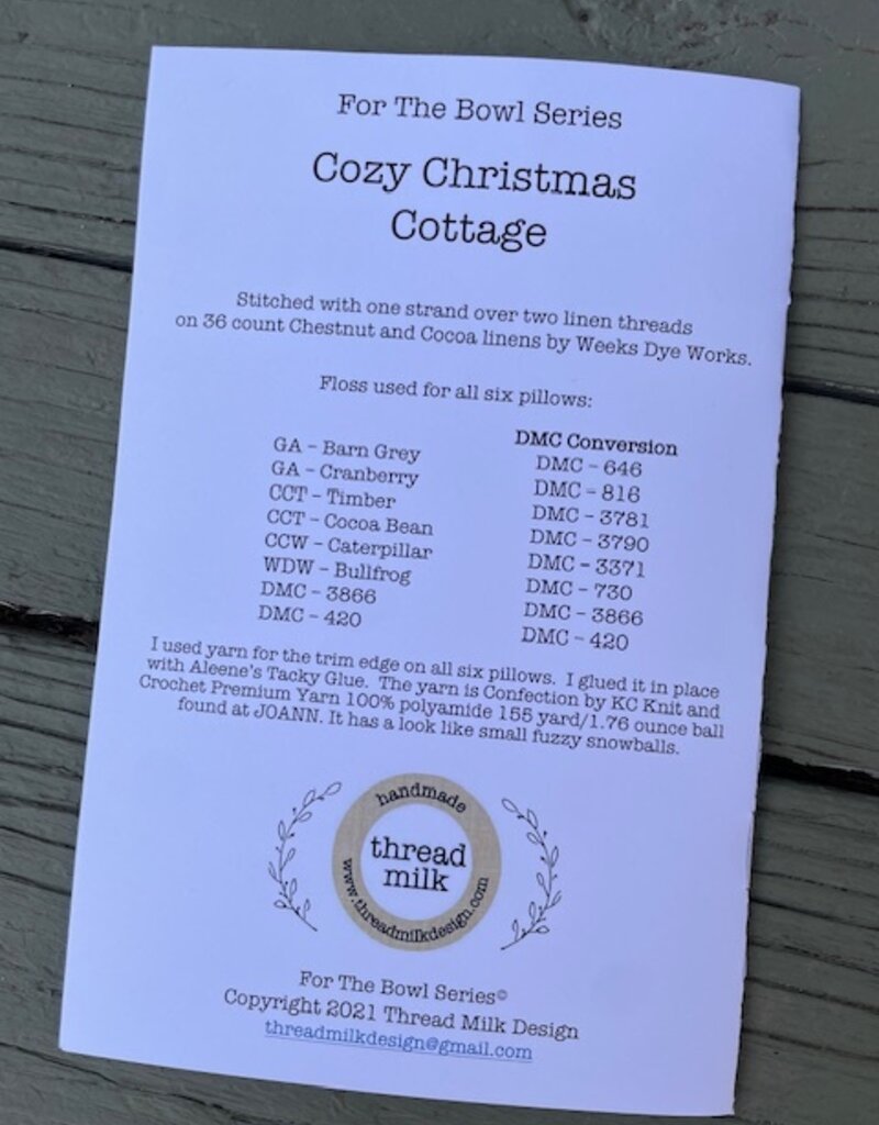 Thread Milk - Cozy Christmas Cottage  (For the Bowl Series #3)