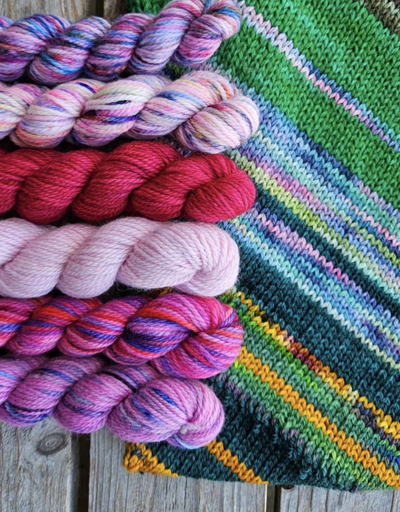 Koigu - Jasmine Watercolor Cowl Kit, Magnolia