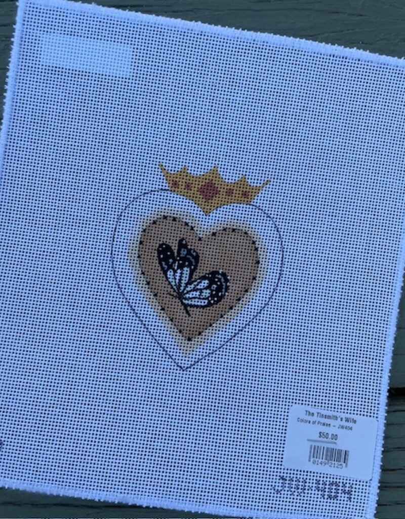 Colors of Praise - JW404 Butterfly Crowned Heart  (18M)