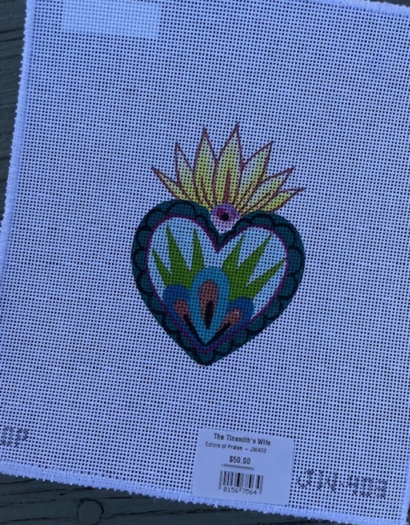 Colors of Praise - JW403 Heart with Greenery  (18M)