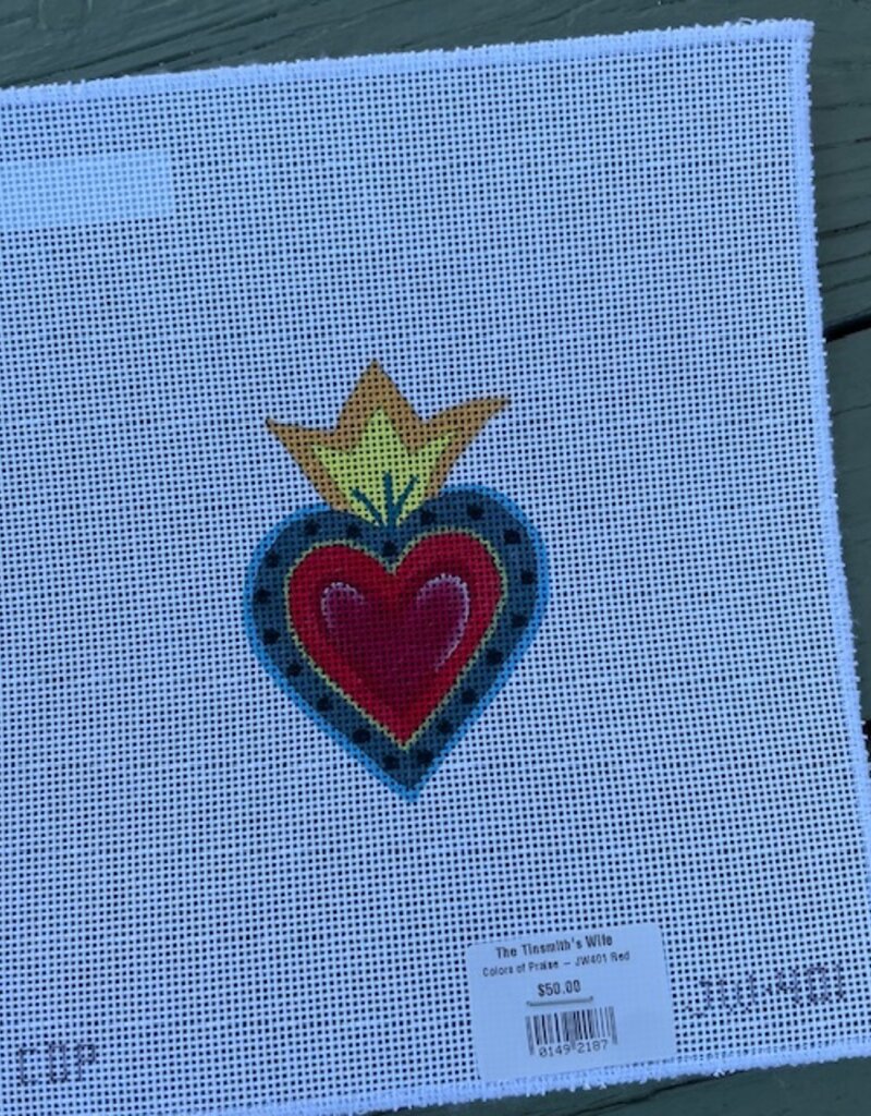 Colors of Praise - JW401 Red Heart on Orange(18M)