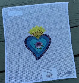 Colors of Praise - JW400 Heart with Rose Center  (18M)