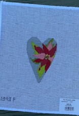 NeedleDeeva - 1343F Poinsettia Heart (18M)