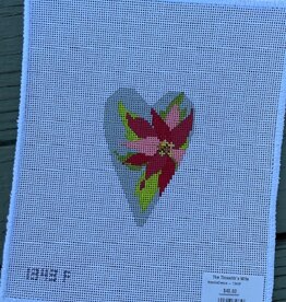 NeedleDeeva - 1343F Poinsettia Heart (18M)