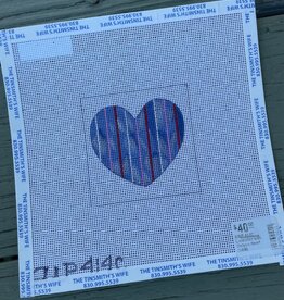 AWP 414C Lavender with Stripes Heart (18M)