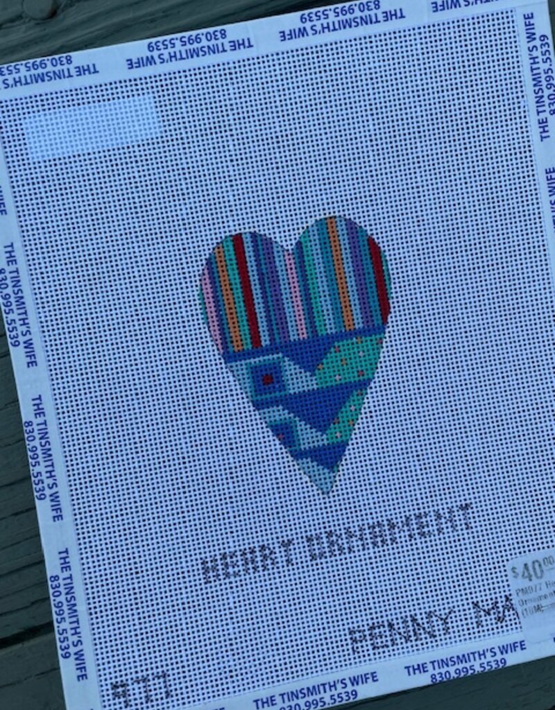 PM977 Heart Ornament 3" (18M)