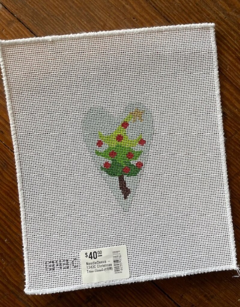 NeedleDeeva - 1343C Christmas Tree Heart (18M)