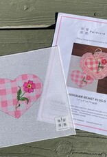 Patricia Sone - 105D Gingham Heart with Stitch Guide  (18M)