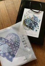Glorafilia - GL5027 Blue & White Heart Kit   (14M))      8" square