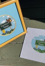 Curious Cowgirl - Comfort Texas 5" Round (18M)