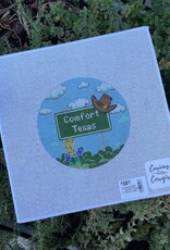 Curious Cowgirl - Comfort Texas 5" Round (18M)