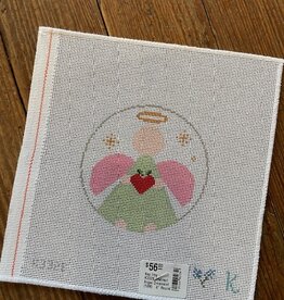 Kay Irby - K332B Abstract Angel Ornament (18M)   4" Round