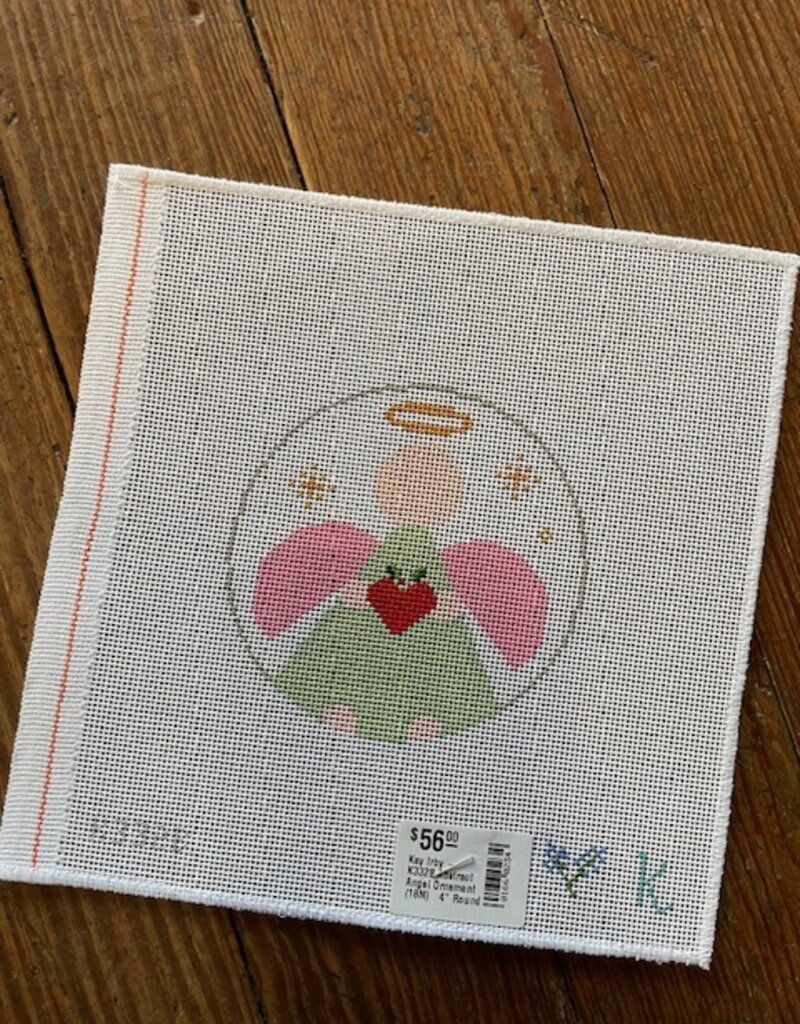 Kay Irby - K332B Abstract Angel Ornament (18M)   4" Round
