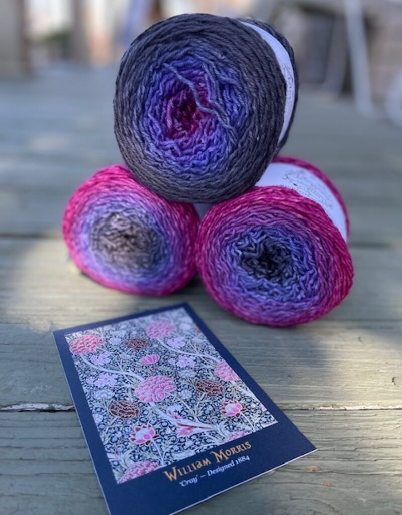 Bloom & Briar Blossom Yarn Club, January 2025, William Morris Cray #1