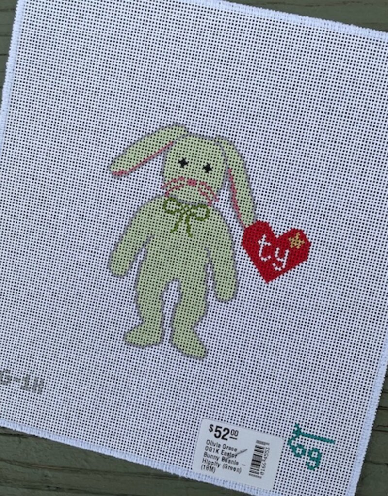 Olivia Grace - OG1K Easter Bunny Beanie - Hippity (Green) (18M)