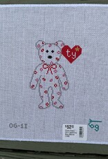 Olivia Grace - OG1I Valentine Bear Beanie (18M)