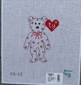 Olivia Grace - OG1I Valentine Bear Beanie (18M)