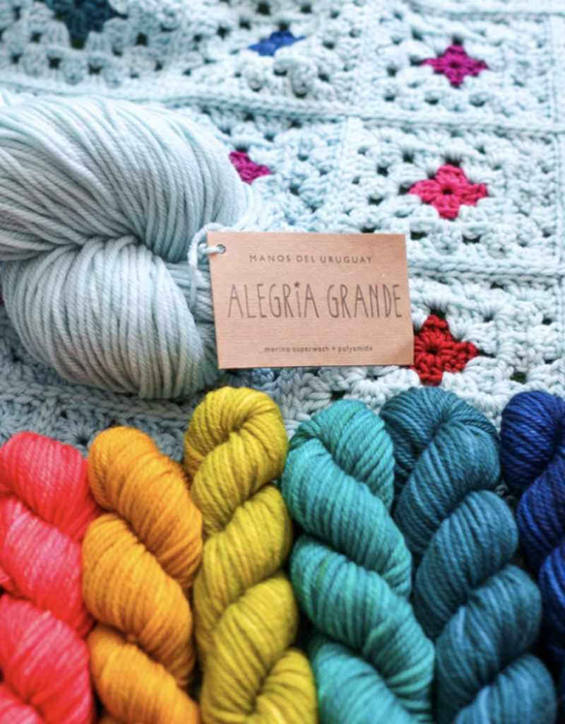 Manos Alegria Grande Crayon Box Blanket, Oxygen