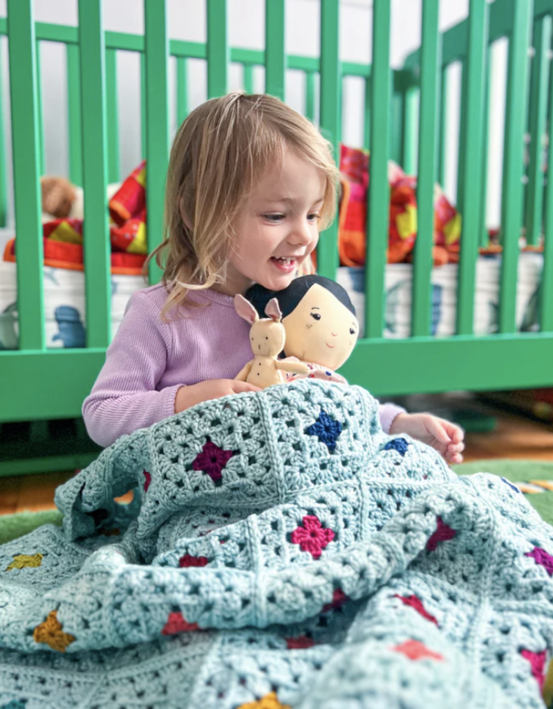 Manos Alegria Grande Crayon Box Blanket, Oxygen