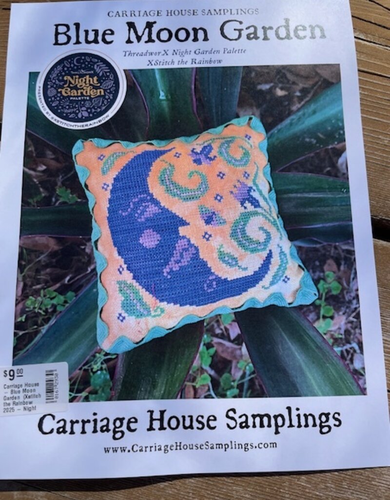 Carriage House - Blue Moon Garden  (Xstitch the Rainbow 2025 - Night Garden)