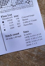 Carriage House - Blue Moon Garden  (Xstitch the Rainbow 2025 - Night Garden)