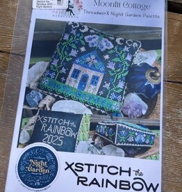 Quaint Rose - Moonlit Cottage (Xstitch the Rainbow 2025 - Night Garden)