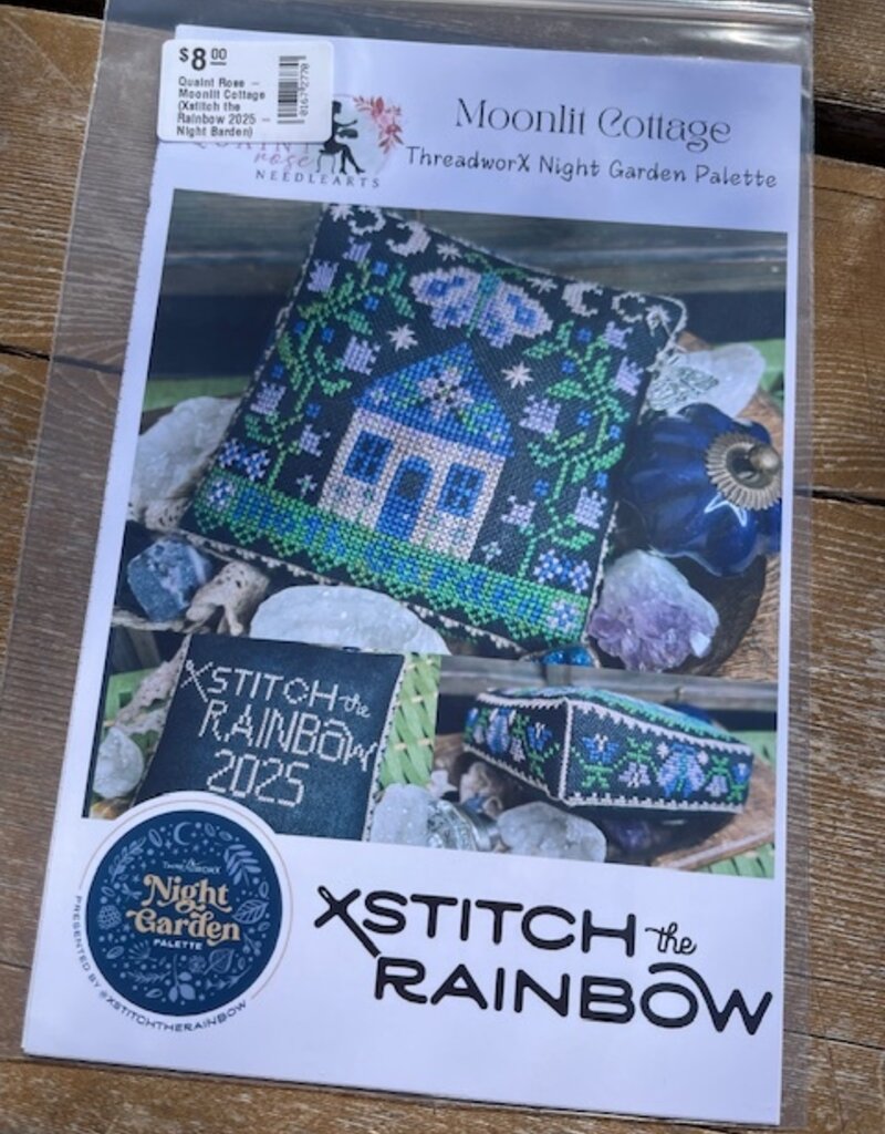 Quaint Rose - Moonlit Cottage (Xstitch the Rainbow 2025 - Night Garden)