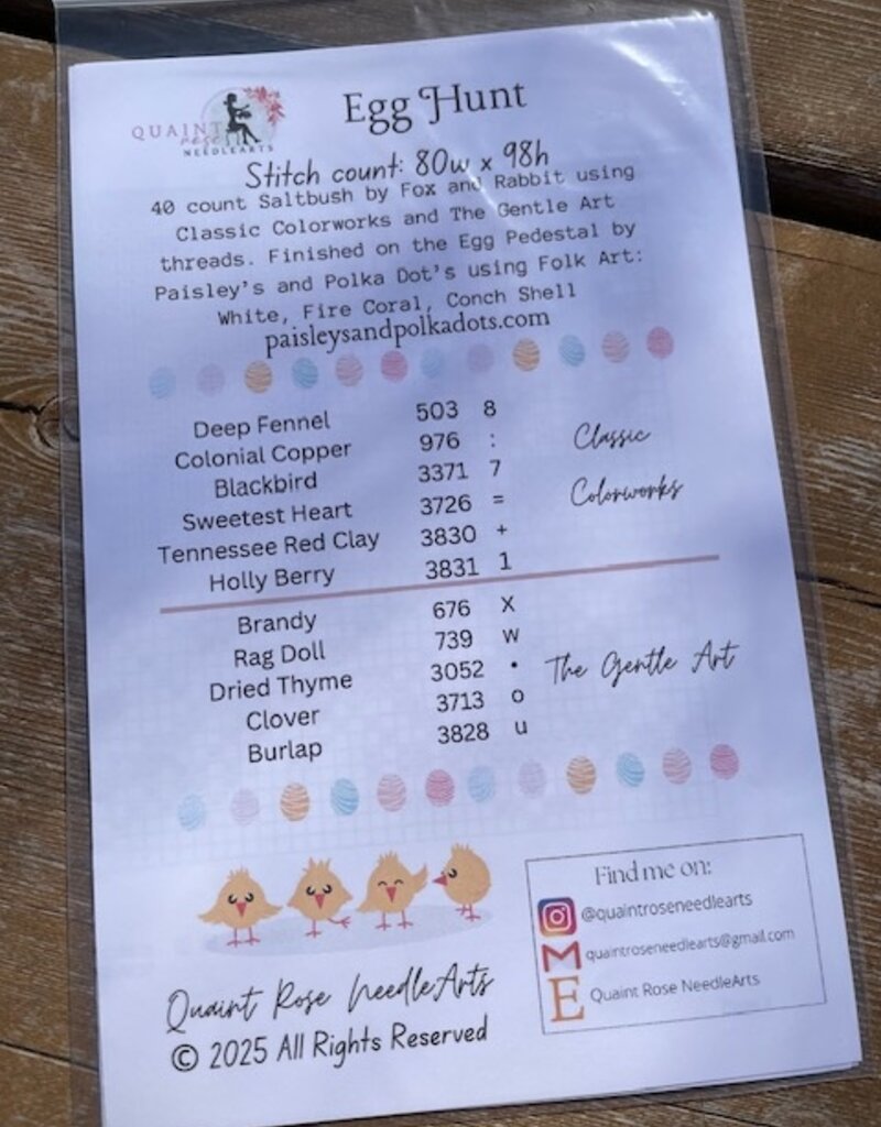 Quaint Rose - Egg Hunt