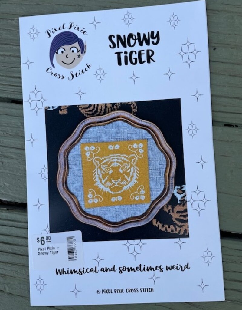 Pixel Pixie - Snowy Tiger